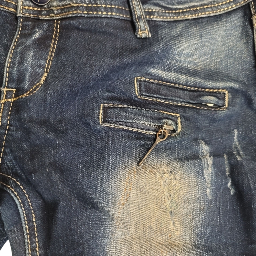 ANULE "UP & UP" - 30W X 32L  Distressed Blue Jeans - Picture 9 of 11